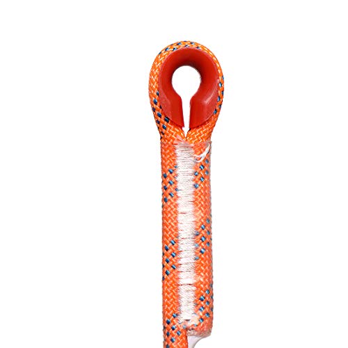 Static Climbing Ropes 35FT,50FT,100FT,150FT,200FT,250FT(Diam 10mm,16mm) - color: Orange(diam 10mm), size: 100 FT