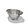 OXO Good Grips Stainless Steel 3 qt./ 2.8L Colander | Generous 5-quart capacity provides ample space for batch prep, with a self-draining solid ring base to prevent tips. - size: 3 Qt
