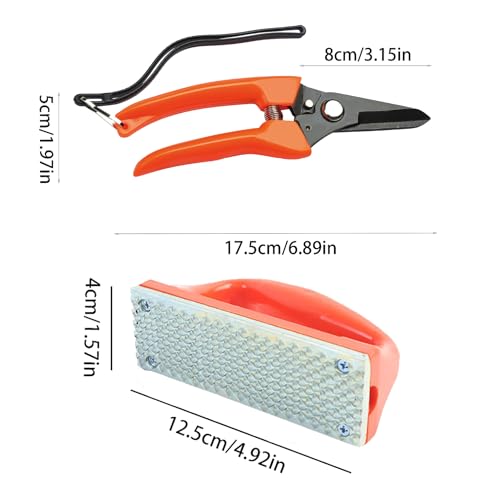 Hoof Trimming and hoof rasp Tools for Goats, Horses,Durable Carbon Steel Farrier Tools