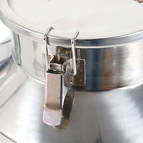 50L/13.25Gal Milk Cans-Stainless Steel Milk Transport Barrels Pail Milk Bucket Jug Oil Barrel Wine Barrel Canister Silicone Seal Barrels - size: 50L