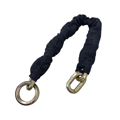 Heavy Duty Cut Proof Security Chain 5ft x 1/2 "Hardened Steel Cut Proof Lock for Motorcycles Trailers Gates Garage Anti Theft Security Chain【1.5m*12mm】 - size: 5.0FT(1.5M)