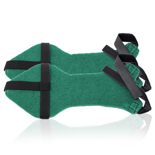 SAFE HANDLER Washable Shoe Scrubber for Floor Cleaning, Slip-Resistant, Easily Adjustable & Ergonomic, Reinforced Edges | Fits Adult Shoes (1 Pair)