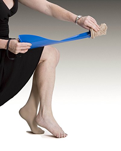Rehabilitation Advantage Sock-EEZ Compression Sock and Stocking Remover, Blue