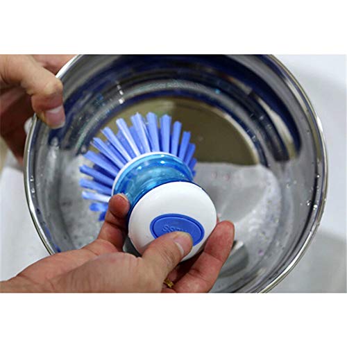 2PCS Hydraulic Plastic washing brush pot multicolor kitchen gadgets Wash Tool Pan Dish Bowl Palm Brush Scrubber Cleaning