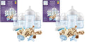 Philips Avent Natural Baby Bottle with Natural Response Nipple, Blue Baby Gift Set with Snuggle, SCD838/04 (Pack of 2) - color: Blue, size: 12 Count (Pack of 2)