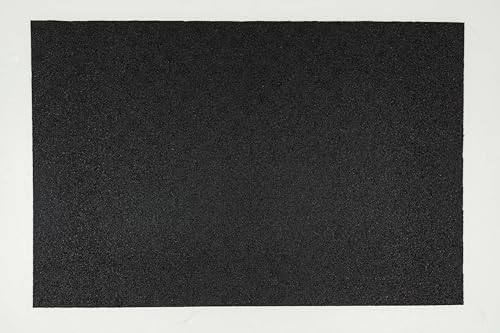 Mohawk Home Heavy Duty Rubber Stall Mat - Gym Floor- Under Dog Crate - All Purpose Utility 2'x3' - 1/2" Thick - Solid Texture - size: 2' x 3' (Rectangular)