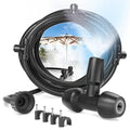 75FT Misters for Outside Patio – 2026 4th Gen Upgraded 27 Mist Nozzles Outdoor Misting System with Mister Kit and Gazebo Mister System for Garden Backyard Deck Greenhouse - size: 75ft