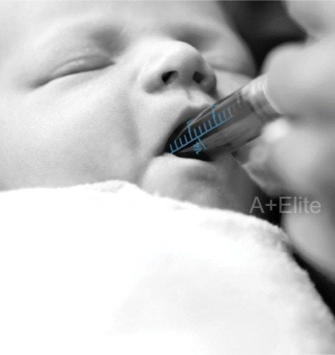 BAXA ExactaMed Oral Liquid Medication Syringe 10cc/10mL 10/PK Clear Medicine Dose Dispenser with Cap Exacta-Med Baxter Comar Latex Free