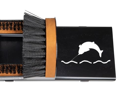 Original Shoe Cleaner Brush with Portable Base, Fisherman Design | American Made, No Mounting Needed - style: Fisherman