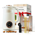 NEW 8-in-1 Nut Milk Maker for 32 oz Homemade Almond Milk, Oat Milk, Soy Milk, Coconut Dairy-Free Milk Beverages, Plant-Based Milk - Delay Start, Self-Cleaning, 50-recipe cookbook & Milk Frother