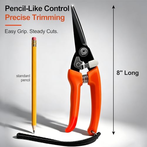 Goat Hoof Trimmers, Sheep Hoof Trimmers, High Carbon Steel Shears & Sheath | Goat Hoof Shears, Goat Hoof Trimmer, Goat Hooves Trimmer; 8-Inch Hoof Trimmers for Goats and Sheep, Goat Clippers for Hooves