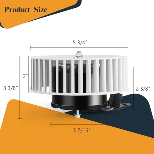 8663 Upgraded Bathroom Exhaust Fan Motor Replacement for NuTone Broan, Replaces OEM JA2B104N 97017705, Quiet Low Noise Blower Motor Compatible with 8673 8664RP 8814 8814R 8832 671RB 672RB