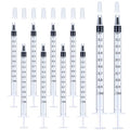1ml Syringe for Liquid, Oral, Scientific Labs, Measurement, Dispensing, with Cap- 10 Pack 1ml Syringes - style: 1 ml