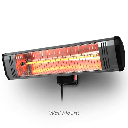 Heat Storm Tradesman 1500 Watt Infrared Heater Tripod Combo, Remote - style: Heater + tripod + Ceiling mount + wall mount