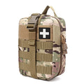 Molle Pouch, Sturdy 600D Nylon Tactical Medical Pouch,Rip-Away EMT First Aid Pouch (Bag Only) - color: Multicam