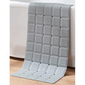 Webos Non-Slip Bath Mat for Tub & Shower：Silicone Foldable Bathtub Mat with Strong Suction Cups, Quick Drain Holes, Machine Washable Extra Large Bathroom Mats 35.8" x 17.7", Grey - color: Grey, size: 35.8" x 17.7" (Rectangular)