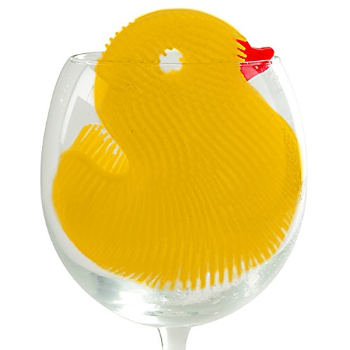 Norpro Duck Silicone Dish Brush - color: Yellow (Duck)