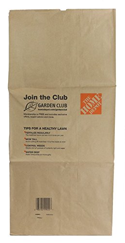 The Home Depot 49022 Heavy Duty Brown Paper Lawn and Refuse Bags for Home and Garden, 30 gal (Pack of 5) - size: 5 Count (Pack of 1)