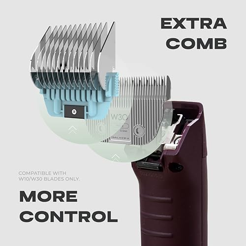 Detachable Pet Dog Grooming Ceramic Titanium A5 Wide Blade, Compatible with Wahl, Andis, Heiniger A5 Clippers (10W 1/16", 1.5mm) - size: 10W 1/16", 1.5mm