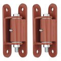 7" 2150P Heavy Duty Gate Hinges 1100lb Capacity - Bolt On/Weld On Carbon Steel Hinges for Driveway Gates, Fence & Barn Doors - Ball Bearing Design, Rust-Red Resistant Finish （2pcs）