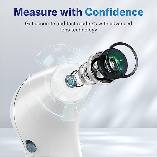 Alcedo Forehead and Ear Thermometer for Adults, Kids, and Baby | Touchless, Instant Read, Medical Grade, Accurate Digital Infrared Thermometer, Pouch & Batteries Included