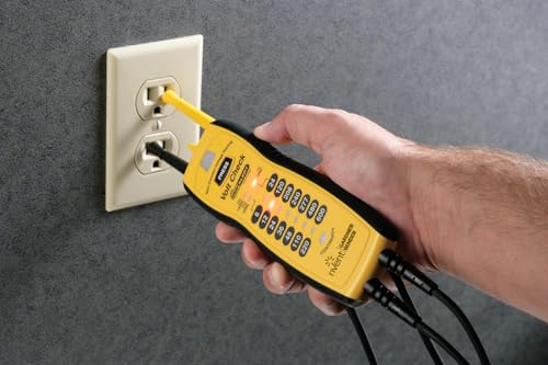 Sperry Instruments VC61000 Volt Check Voltage & Continuity Tester, Black & Yellow | Heavy-Duty Smart Meter with Circuit Alert Non-Contact Detection, Black & Yellow (Formerly: Sperry Instruments)
