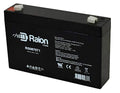 Raion Power 6V 7Ah Compatible Replacement Rechargeable AGM Battery for Zareba ASB5-2 Solar Fence Energizer
