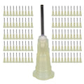 100pcs 19G blunt tip glue dispensing nozzles Blunt-nosed needle glue applicator, used for applying industrial liquids, adhesives, inks, perfumes, lip glosses.0.5 inches - size: 19G 100pcs