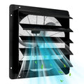 Garvee 20 In Shutter Exhaust Fan, Wall Mounted Shutter Exhaust Fan Aluminum, 3500 CFM High Speed Louvered Vent Fan with Automatic Shutter for Garage, Attic, Workshop, Greenhouse - size: 20 In
