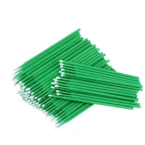 2.5mm Green 400Pcs Bendable Microbrush Applicator Micro Brushes International Regular - color: Green, size: 2.5mm