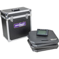 Sportsman Wireless Race Car Scales and Storage Case, 7000lb Aluminum Pads | 0.5% accuracy, chassis setup data, cross weight, bite balance, front to rear distribution, total vehicle weight readings