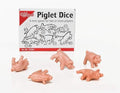Piglet dice - Roll Your Pigs - Throw The Pigs - Simple Funny Mini Game - 5 Mini Pig Figurines, Fun Party & Travel Game, Push-Your-Luck Pig Dice Set, Compact Game for Groups