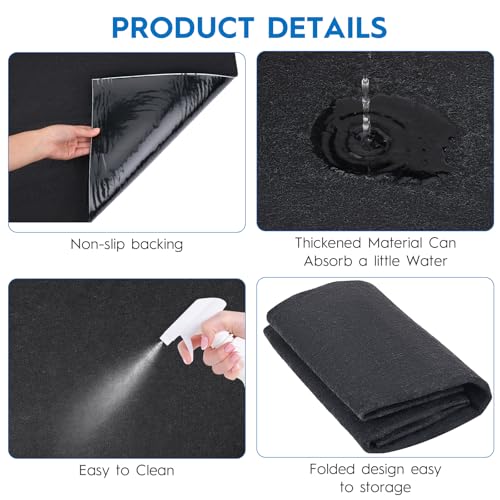 LWFCOEE Horse Stall Mat 4x6 Ft Large Horse Stable Mat Absorbent Non-Slip Washable Floor Mat for Horses Livestock Stables Barns Kennels Garages, Easy to Clean