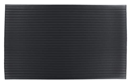 Guardian Floor Protection 24031202 Air Step Anti-Fatigue Floor Mat, Vinyl, Black, Reduces fatigue and discomfort, 3' Length, 12' Width - size: 144"L x 36"W x 0.3"Th