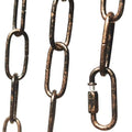 6ft Aged Bronze Finish Lighting Chain Industrial Style Deco Chain (4mm)