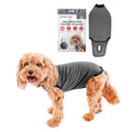 Dog Surgery Recovery Suit, Male Female After Spay Neuter Onesie | Soft Breathable Cotton, Anti-licking Cone Alternative, Protects Stitches & Abdominal Wounds, Patented Clip-up Potty System - color: Grey, size: Medium