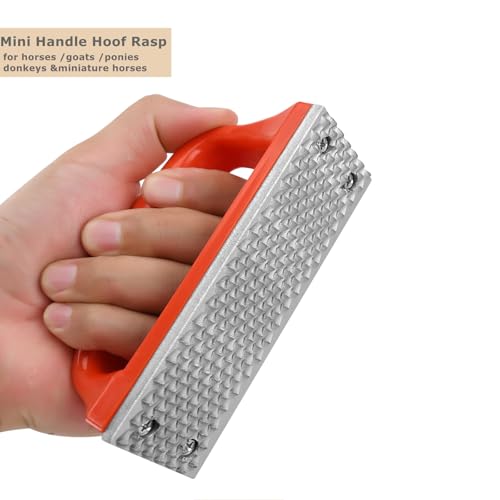 7 PCS Farrier Tool Kits Professional Hoof Trimming Farrier Tools for Horses Cattle Goat Donkey Pig,Includes 14 Inch Hoof Nipper,Hoof Rasp,Hoof Trimmers,Hoof Knife and Brush,Mini Hoof Rasp,Carry Bag