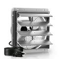 Xcity 12" Shutter Exhaust Fan, 1597 CFM Attic Fan | Powerful 1597 CFM airflow with AC motor, automatic shutters and waterproof design for gable, garage and greenhouses. - size: 12 Inch