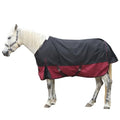 1200D Horse Blanket, 0g No-Fill Waterproof Turnout Rain Sheet | 1200D Ripstop Outer, Waterproof Breathable Shell, Anti-Rub Lining, 0g No-Fill, Keep Dry in Mud & Wet Weather, Large Tail Flap - color: Black Wine, size: 78"