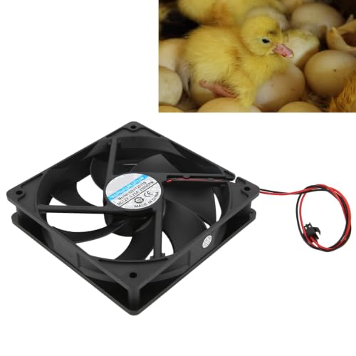 2Pcs Incubator Fan Incubator Exhaust Fan Low Noise High Power Motor | Incubator Uniform Temperature Fan for Poultry Farms Labs Lower Fan - style: Lower Fan*2pcs