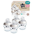 Tommee Tippee Natural Start Baby Bottles, Anti-Colic, 0m+, 5oz | Pack of 4, Slow Flow Breast-Like Nipple, Self-Sterilizing, Seamless Bottle-to-Breast Transition, BPA Free - color: Clear, Pack of 4