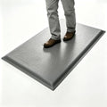 3 x 5 FT Anti Fatigue Mats 15/16 Inch Thick Sponge Ergonomic Mat | Diamond Grid Stable Standing Mat Construction Site Mechanic Booth Cashier Reception Gray Foam Core Comfort Extended Floor Mat - size: 59.9"L x 36.2"W x 0.9"Th