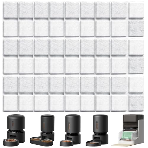 24 Pack Pet Food Desiccant Bags for Petlibro Automatic Cat dog Feeders | Keep Pet Food Dry and Fresh, for Model PLAF001, PLAF101, PLAF005, PLAF006, PLAF103, PLAF203 - color: White-24 Pack