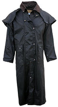 Foxfire Men's Long Oilskin Western Australian Waterproof Duster Coat, Raincoat Oil Cloth Cotton - color: Brown, size: X-Small
