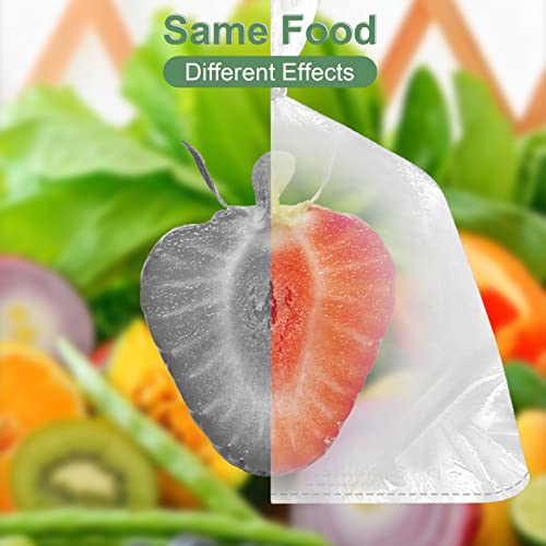 SJPACK 12 X 16 Inches Plastic Produce Bag on a Roll, Food Storage Bags for Fruits, Vegetable,350 Bags/Roll - color: 12"x16"/2 roll