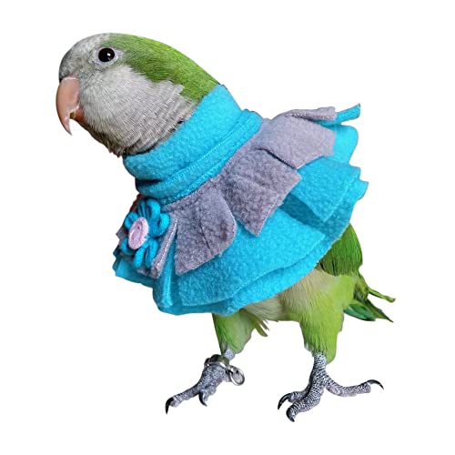 RRRIOT Parrot Neck Collar Pet Anti-bite Picking Feather Healing Protective Neck Cover Collar for Birds (2XL)