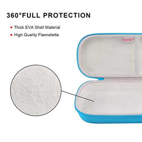 BOVKE Travel Carrying Case Compatible with 3M Littmann Classic III, Lightweight II S.E, MDF Acoustica Deluxe Stethoscopes, Extra Room for Medical Scissors EMT Trauma Shears LED Penlight, Turquoise - color: Pu Leather_Turquoise