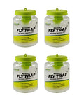 Rescue Outdoor Reusable Fly Trap Canister 4 Pack