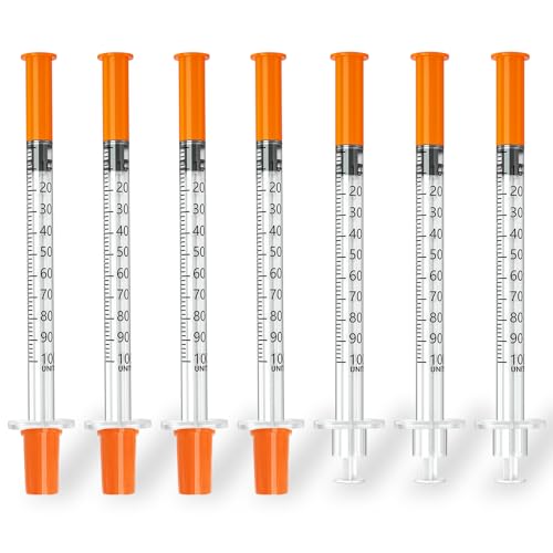 1ml 30G 1/2"(12.7mm) Individually Wrapped Syrings, Box of 100 - size: 1ml 30G 1/2 Inch