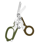 LEATHERMAN, Raptor Rescue, 6-in-1 Heavy-Duty Emergency/Trauma Shears with Carbide Glass Breaker & Strap Cutter, Made in the USA, Woodland - color: Woodland